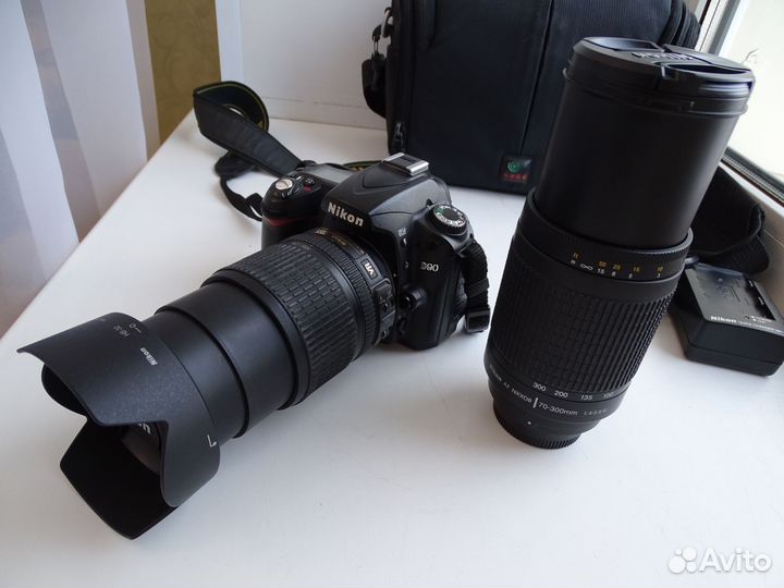 Nikon d90+2 объектива