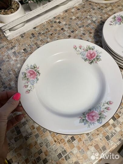 Набор тарелок японский фарфор