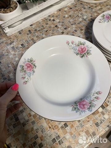 Набор тарелок японский фарфор