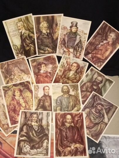 Шекспир Корнель Мольер Софокл Ибсен Шиллер-портрет