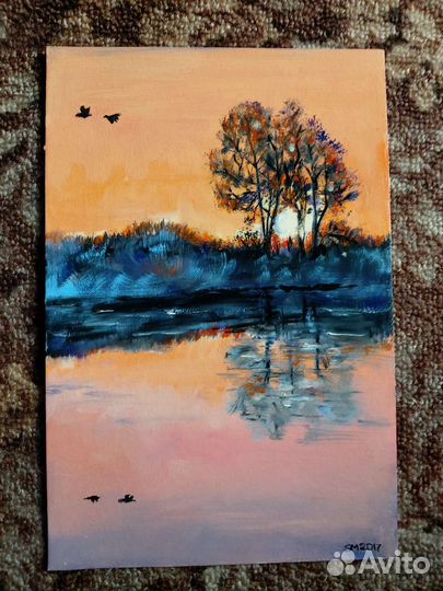 Картина маслом пейзаж