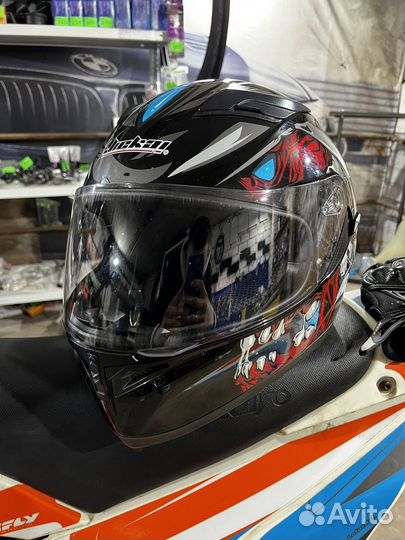 Шлем JK-316, перчатки, черепаха