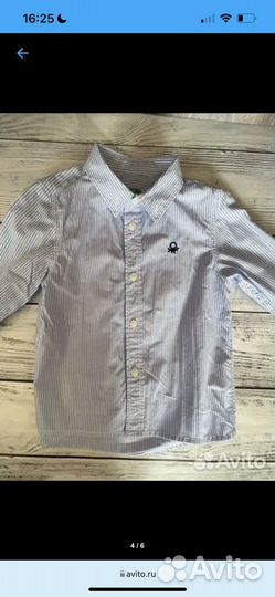 Рубашка benetton на мальчика