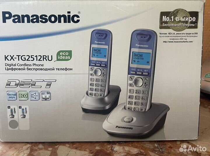 Радиотелефон panasonic новый