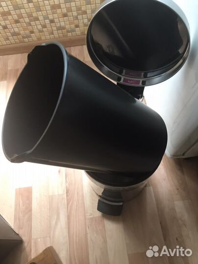 Ведро педальное из нержавейки