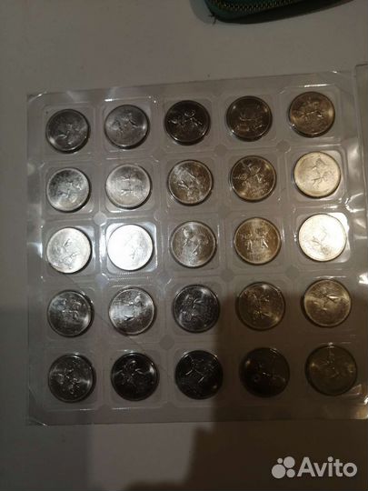 Монеты 25р Олимпиада Сочи 2014 в