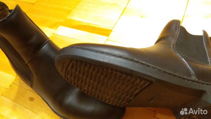 Ботинки для верховой езды, кожа, мех, р.37-38