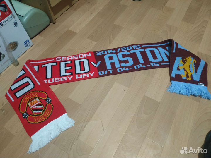 Футбольный шарф Юнайтед - Вилла матчдэй