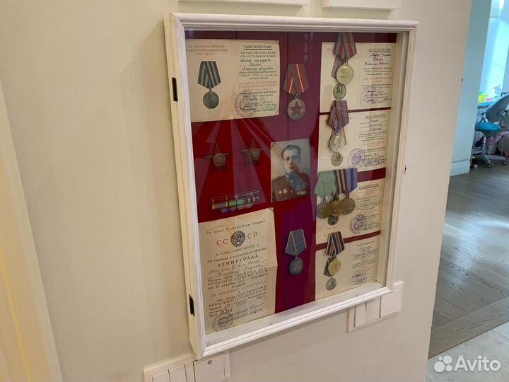 Рамки - витрины, дерево для орденов, медалей, и др