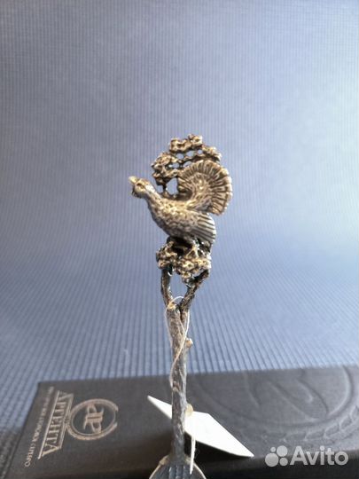 Серебряная чайная ложка 925-й пробы 