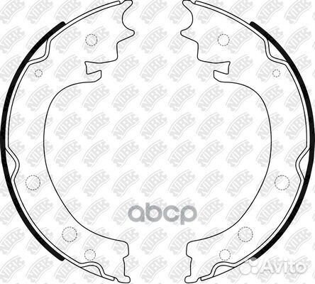 Колодки ст.тормоза suzuki grand vitara 05- FN0662