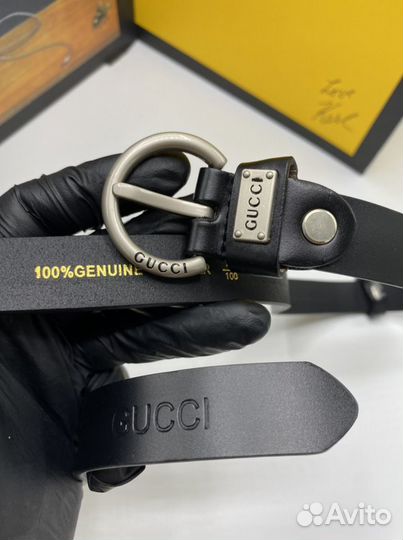 Ремень гучи тонкий