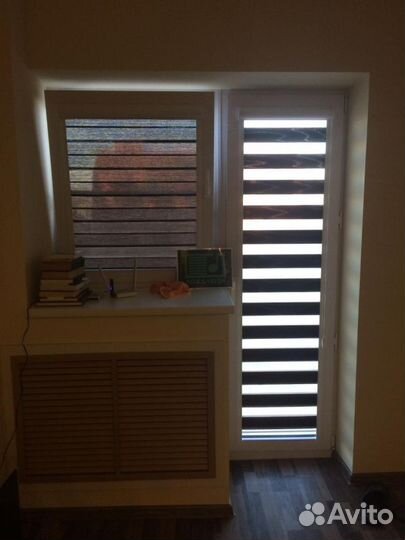 Рулонные шторы день ночь зебра U280P-Q98547