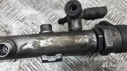 Топливная рампа дизельная audi A6 C6 (HEA35BB01)