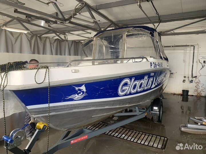 Гладиус 520 с мотором сузуки 115