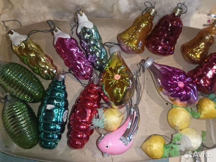 Ёлочные игрушки СССР