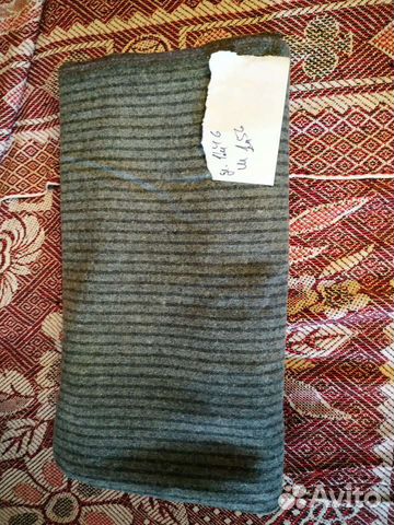 Отрез ткани полушерсти с начесом