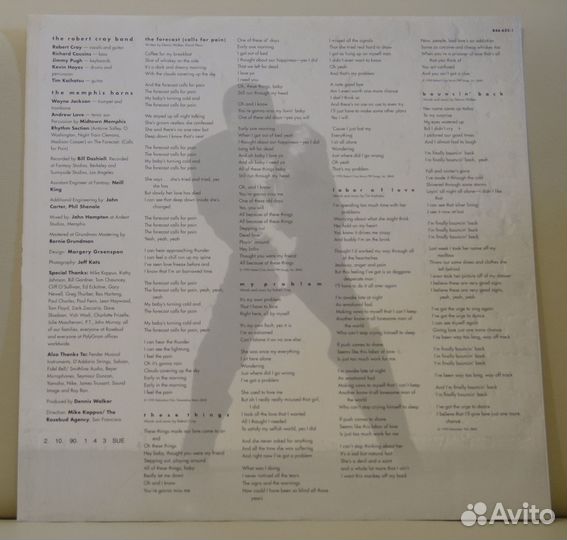 Robert Cray (LP) Midnight Stroll (1990,Holl) ex