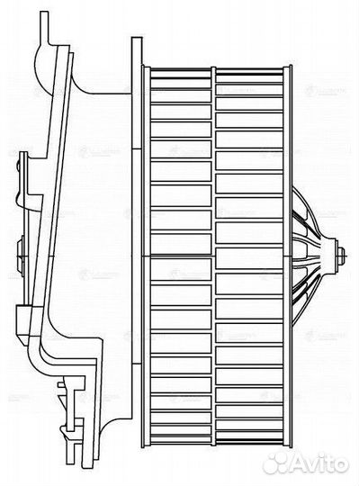 Мотор печки BMW E65/E66