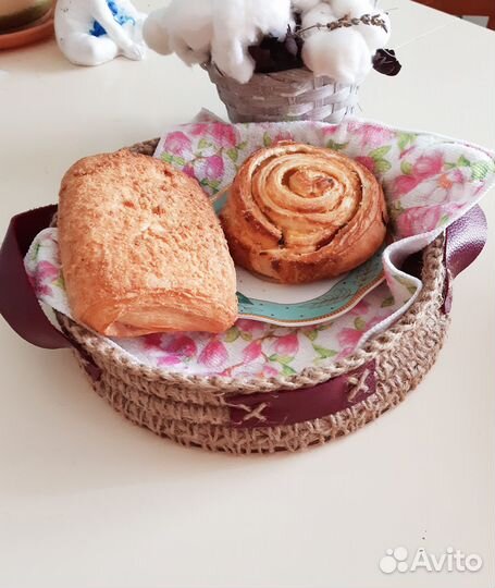 Вязанные корзины