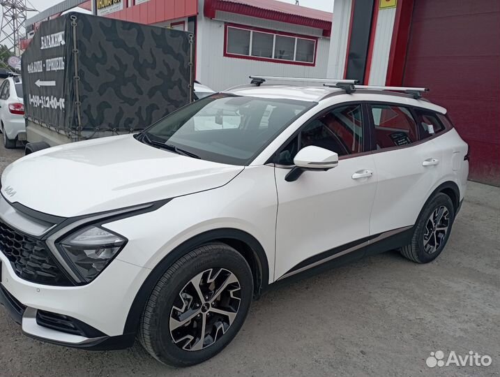 Багажник на крышу Киа Спортейдж 5 аэро с замком