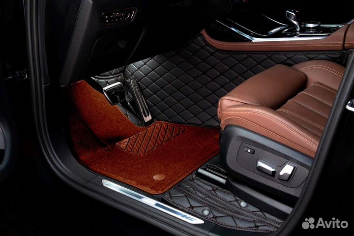 3D Коврики Mercedes G-класс из Экокожи