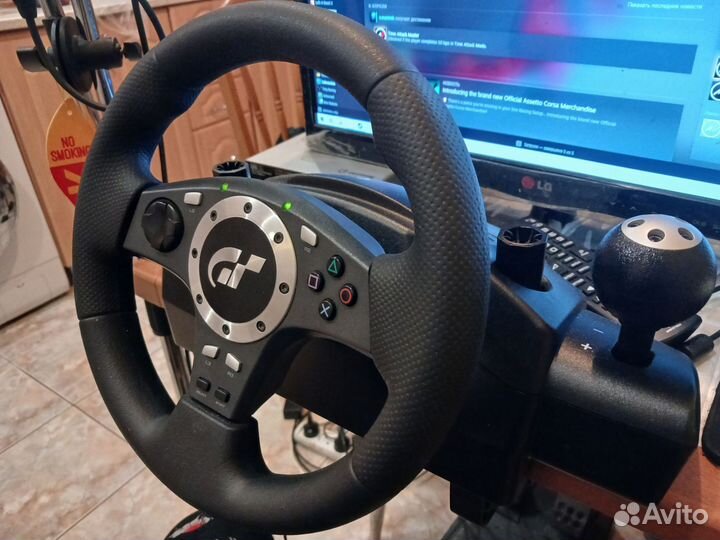 Руль logitech driving force pro