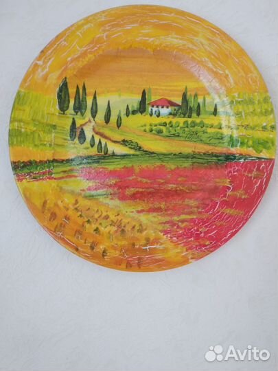 Тарелка декупаж 2шт