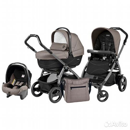 Коляска Peg perego 3 в 1 (узкое шасси book 51)