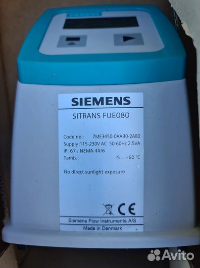 Расходомер ультразвуковой Siemens Sitrans DN 100