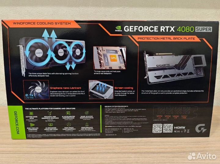 Видеокарта Gigabyte RTX 4080 super windforce V2