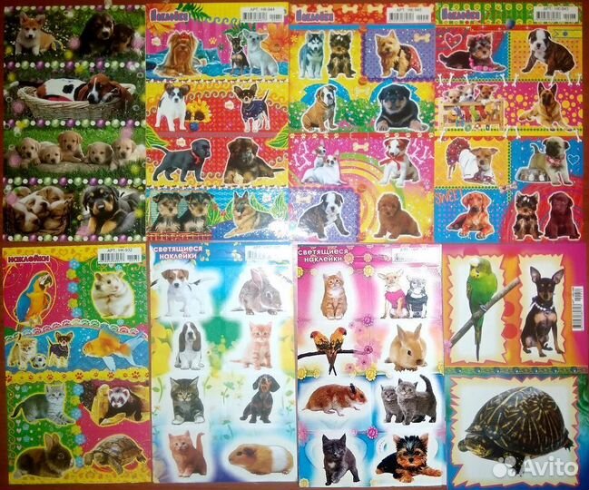 Наклейки с животными