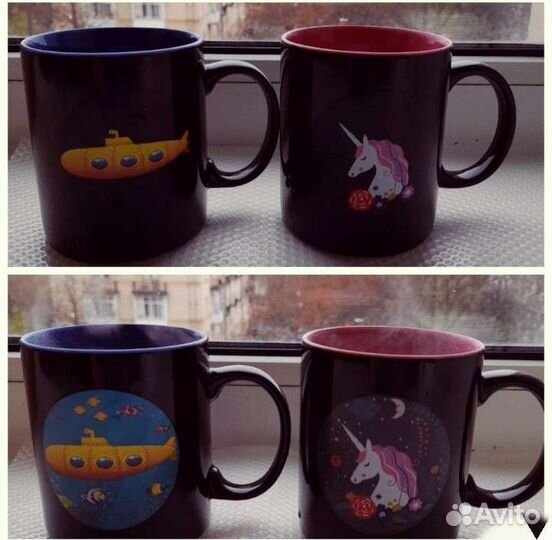 Термо кружка с рисунком