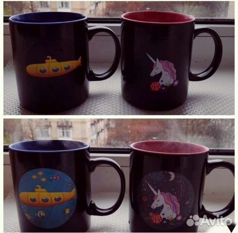 Термо кружка с рисунком