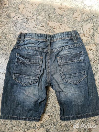 Джинсовые шорты 110 см
