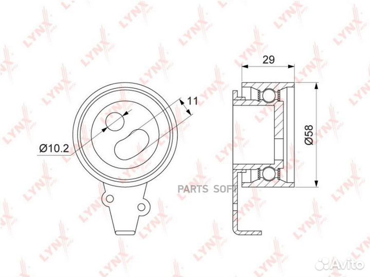 Ролик натяжной ремня грм