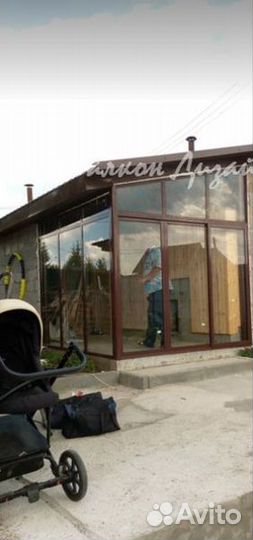 Входная группа алюминия, остекление терассы