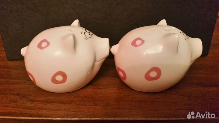 Солонка и перечница Свинки новые