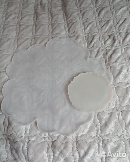 Силиконовая форма эпокс смолы, молд поднос краски