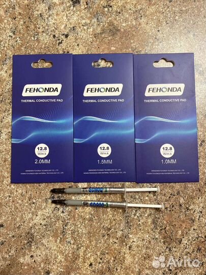 Термопрокладки Fehonda 85x45 12.8w и 15w