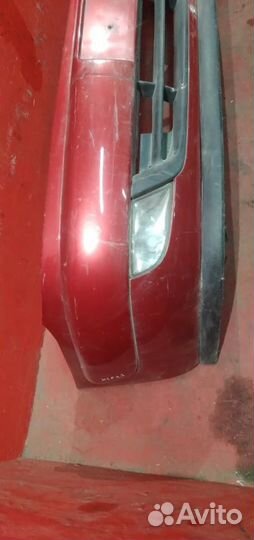 Ситроен Ксара бампер передний красный