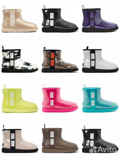 Силиконовые угги Ugg Classic Clear Mini