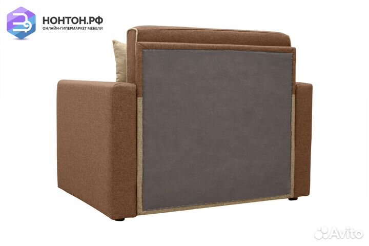 Кресло выкатное Найс коричневое / бежевое