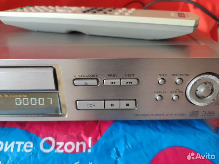 DVD плеер Sony dvp S735d Японский