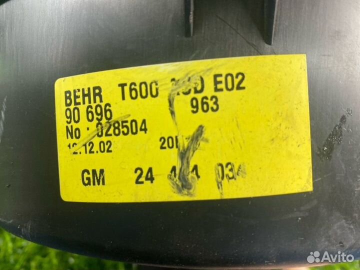 Мотор печки Opel Zafira F75 Z22SE 2003