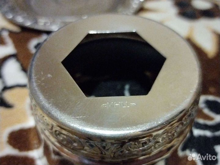 Подстаканник мельхиоровый