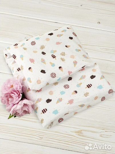 Постельное белье в детскую кроватку, Бязь