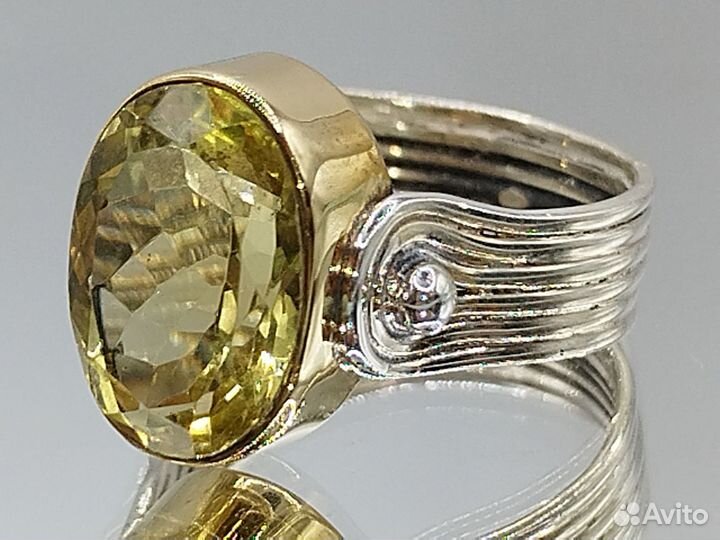Кольцо с цитрином