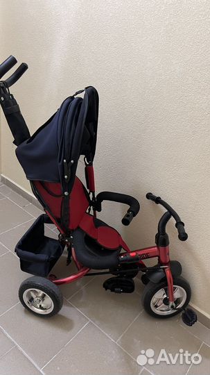 Велосипед коляска с ручкой