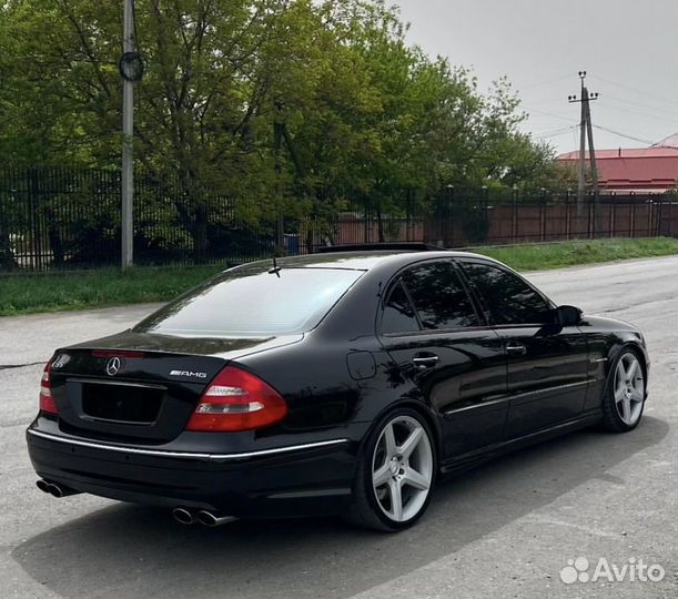 Передний бампер AMG E63 w211 рестайлинг